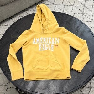 Y2K American Eagle Outfitters Yellow Hoodie